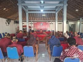 Rapat Koordinasi Intern Persiapan Dumadining Sidoharjo